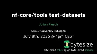 nf-core/bytesize: nf-core/tools test-datasets