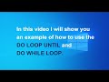 Do Loop Until and Do While Loop in VB.Net