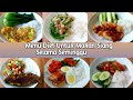 PORSI DIET MAKAN SIANG SELAMA SEMINGGU || Diet Santuy Deficit Kalori