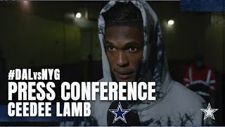 CeeDee Lamb Postgame Week 15 | #DALvsNYG | Dallas Cowboys 2021