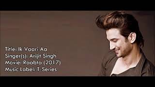 Ik vaari aa (lyrics) ft. |Arijit singh|