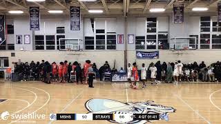 CHSAA AA Varsity Basketball: Msgr. Scanlan vs St. Raymond's MSHS VS ST.RAYS