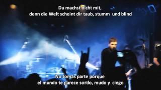 Oomph! Revolution - Live- Lyrics Alemán/Español HD