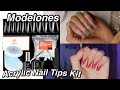 Easiest Way To Do Nails At Home?! Modelones Acrylic Nail Tips Kit!