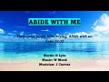 ABIDE WITH ME (Accompaniment with lyrics)