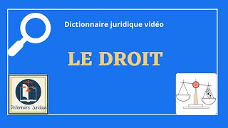 DROIT définition juridique 🔤