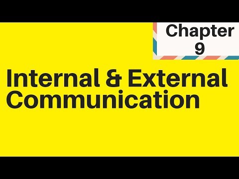 What is the most common form of external business communication?