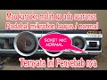 speaker aktif POLYTRON microphone tidak ada suara