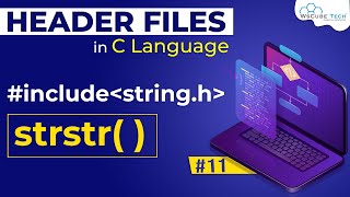 strstr() in C Programming | strstr() Function in C Language | Header Files in C Language | string.h