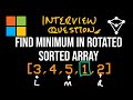 Find Minimum In Rotated Sorted Array - LeetCode 153 - JavaScript