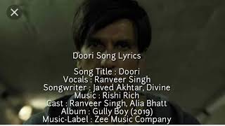 Doori lyrics , heart touching words  | must listen,the daily life of a human| MT-SERIES