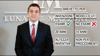 Brevetto per invenzione o brevetto per modello di utilità?