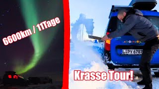 🤩AUF IN DIE KÄLTE UND INS EIS mit Kari - Nordkapp / Norwegen Tour im Winter