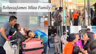 #Aizawl,Mizoram kan chhuahsan dawn ta e😢✈️Lengpui Airport ah thian tha fel tak tak te nen#family ❤️