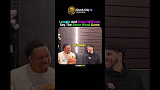 Lamelo And Grant Try To Say The Same Word Game