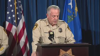 Sheriff Joe Lombardo news briefing on officer's death