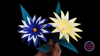 DIY || Beautiful Flower With Paper /Easy Paper Flower At Home /Origami Paper Flower /Amazing Flower