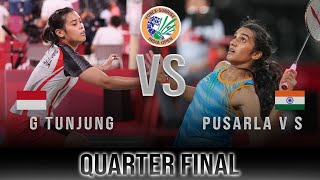 QF | GREGORIA MARISKA TUNJUNG (INA) VS. PUSARLA V. SINDHU (IND) | INDIA OPEN 2025