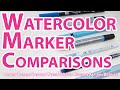 Watercolor Marker Comparison