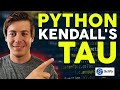 Kendall's Tau in Python: A Step-by-Step Guide Using Scipy