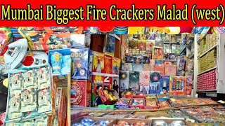 India \u0026 Mumbai Biggest Fire Crackers Market factory Outlet At Malad West #sagarthakurvlog