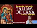 MISSA | Campanha de Oração Talhas de Cana - Terceiro Dia - 04 DEZEMBRO - LIVE