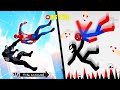 8 Min Best Falls | Stickman Dismounting Funny Moments | Big Stick #81