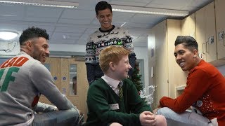 School Pupils Get A Christmas Surprise From Coutinho Firmino And Ox THE REACTIONS ARE PRICELESS