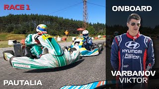 ONBOARD: Виктор Върбанов - Rotax Senior - Картинг Писта Пауталия Кюстендил | Манш 1