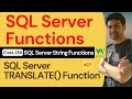 SQL Server Functions | SQL Server String Functions - SQL Server TRANSLATE() Function #27 | 250. SQL