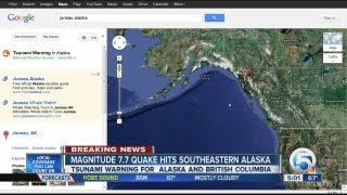 Alaska struck by 7.5 magnitude earthquake