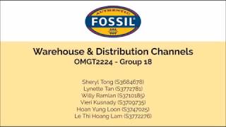 Warehouse and Distribution Channels Presentation Video (Group 18)