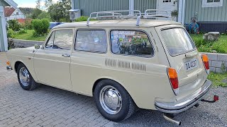 VW type 3 squareback. Made a new nicer exhaust