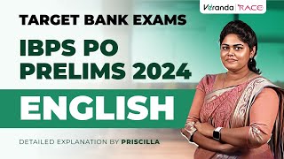 TARGET IBPS PO PRELIMS 2024 | ENGLISH BY PRISCILLA