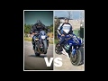 Suzuki B-KING VS Yamaha R1 DRAG