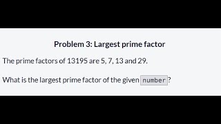 Largest Prime Factor in JavaScript | Project Euler #3 | FreeCodeCamp Solution