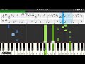 Deltarune Chapter 2 OST - Spamton - Piano tutorial and cover (Sheets + MIDI)