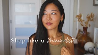 Minimalism | How to Shop Like a Minimalist