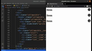 Simple Responsive Collapsible Menu HTML and CSS JavaScript