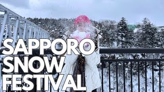 trip to Hokkaido, Sapporo Snow Festival and having a great time