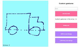 Add Gesture Recognition and Recording to your game - royalty free template for Construct 3