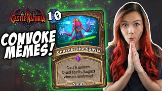 CONVOKE THE SPIRITS: Meme Dream or Legit? | Alliestrasza Hearthstone