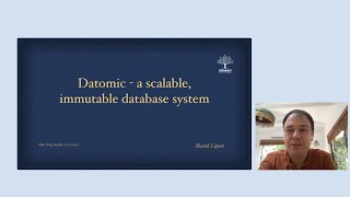 Datomic - a scalable, immutable database system by Marek Lipert