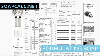 How To Use Soap Calc | Formulating Soap