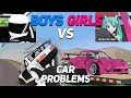 Girls vs Boys Car Problems in FR Legends