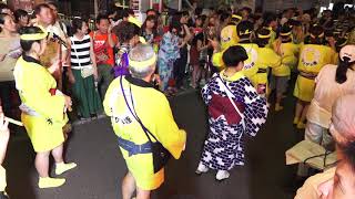 ぴよぴよ連／流し踊り第二会場／第54回 中目黒夏まつり 阿波おどり2019