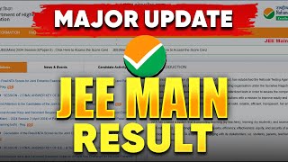 Big Update🔥🔥NTA declared FINAL RESULT : JEE MAIN 2025 | January Session