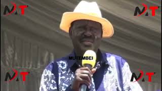 MIMI NIMEZOEA MAAMUZI KAMA HAYA!! RAILA ODINGA TELLS  KENYANS AFTER REGGAE STOPPED!!