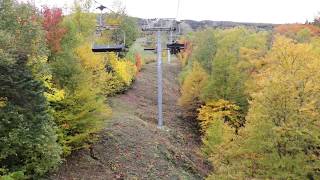 A Fall Scenic Chair Lift Ride at Sugarloaf in Carrabassett Valley, Maine