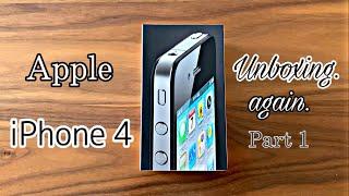 Apple  iPhone 4  unboxing. ( again.)  [ iPhone4 開封 (再) ] Part 1